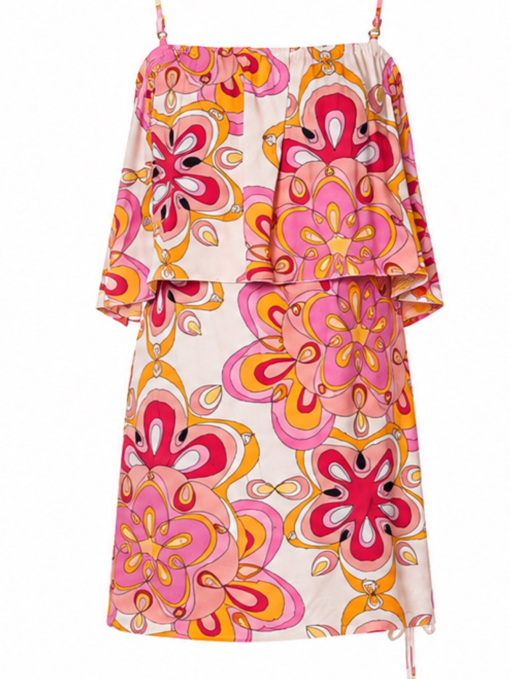 VILEBREQUIN
FREDA PRET A PORTER Emilio Pucci Style Pink & Orange Floral Dress XS